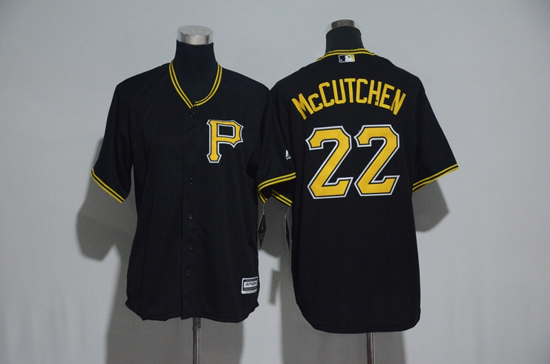 Youth 2017 MLB Pittsburgh Pirates #22 Mccutchen Black Jerseys
